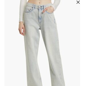rag & bone Logan Mid Rise Wide Leg Jeans 29